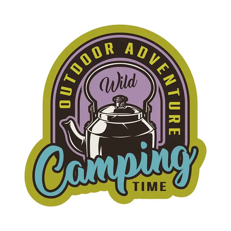 Autocollants aventure - camping