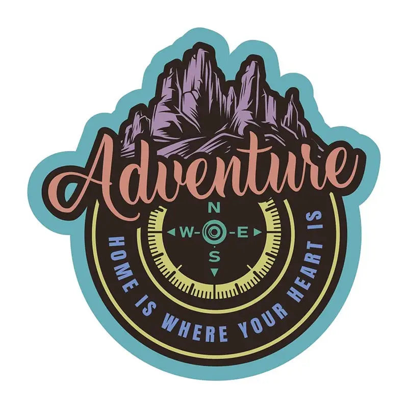 Autocollants aventure - camping