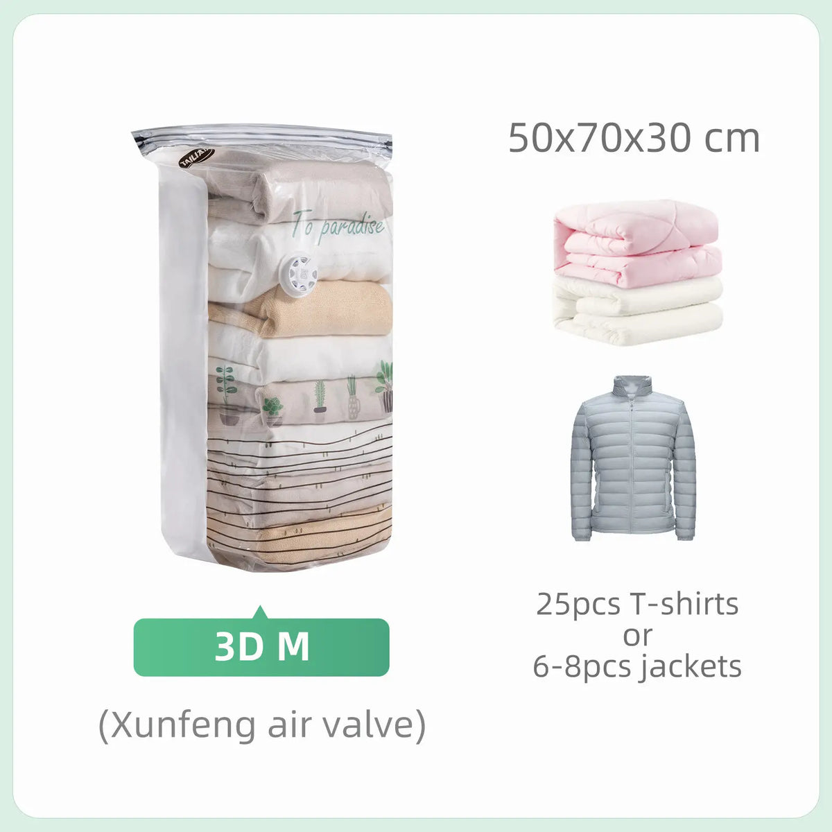 Grand sac de rangement en plastique