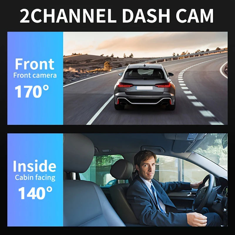 Dual Dash Cam: Vorne und innen