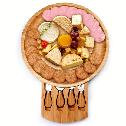 Planche apéro avec son tiroir et ses couteaux