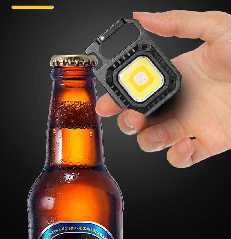 Mini lampe de poche LED porte-clés