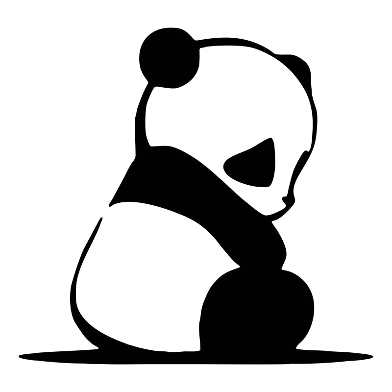 Autocollant panda
