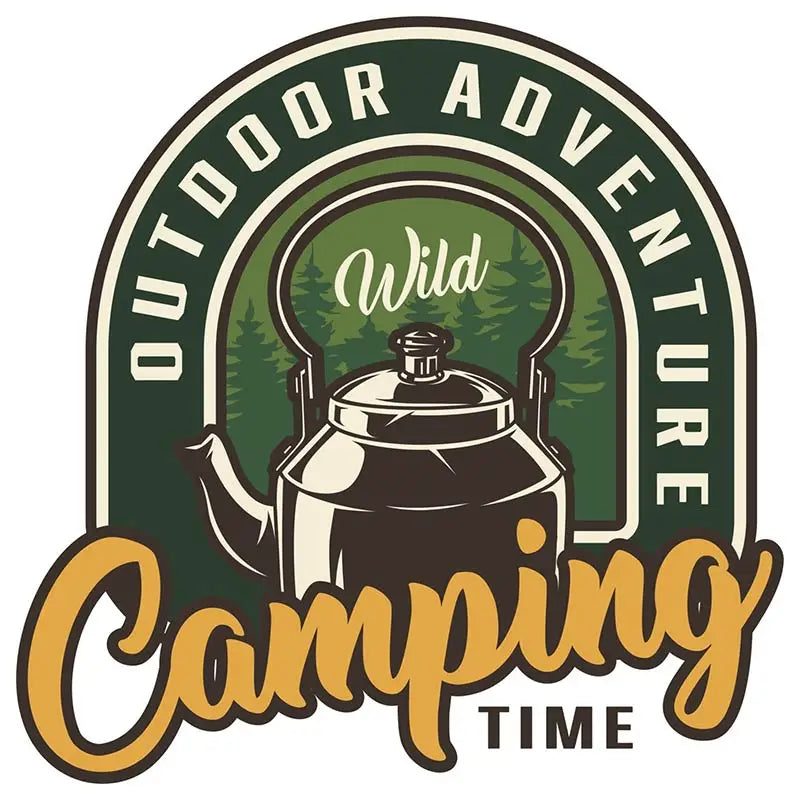Autocollants aventure - camping