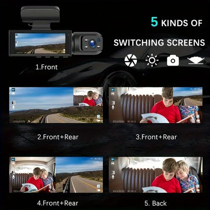 Dual Dash Cam: Vorne und innen