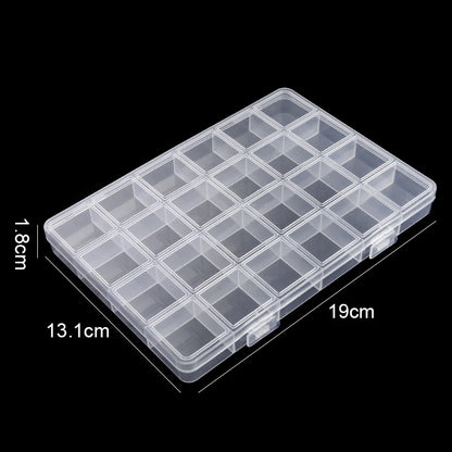 Boîte de rangement en plastique transparent