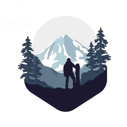 Autocollants aventure - camping