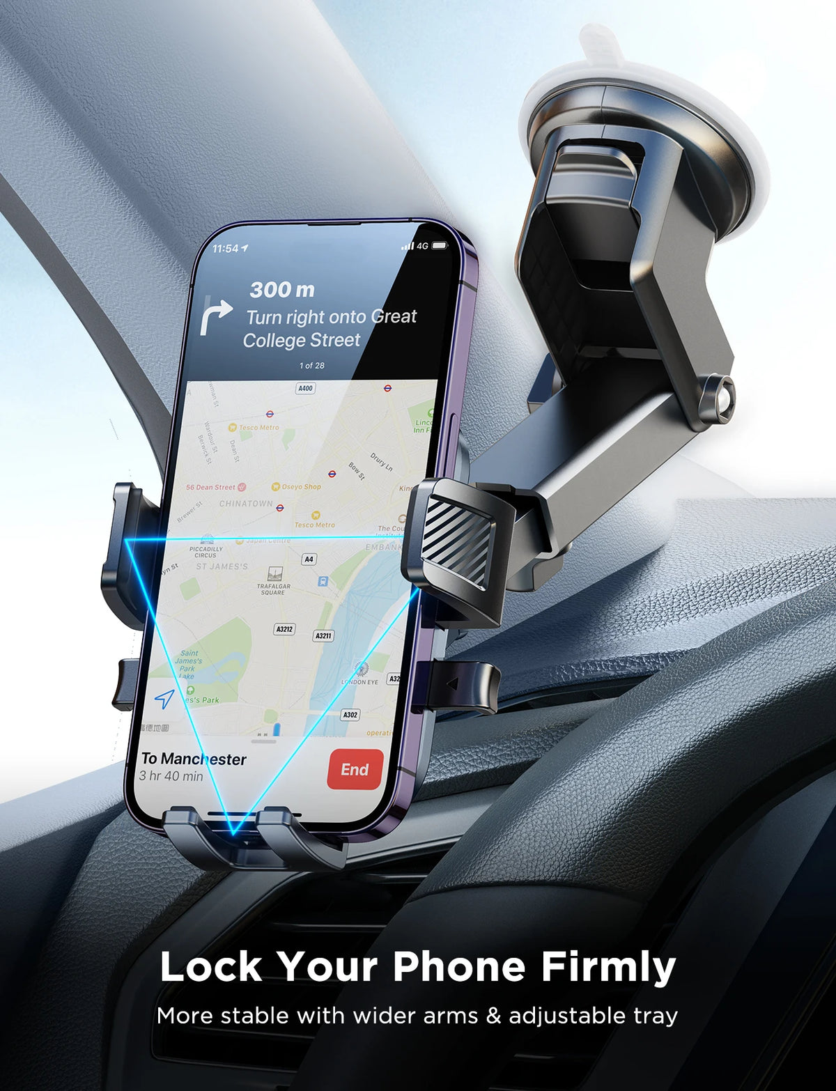 Support de téléphone universel à ventouse