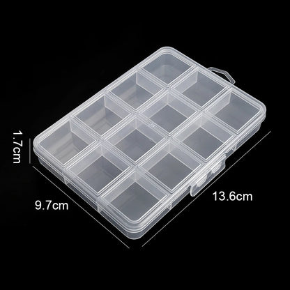 Boîte de rangement en plastique transparent