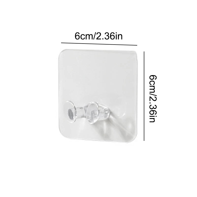Crochet de prise d'alimentation en PVC transparent, 20/40 Pièces