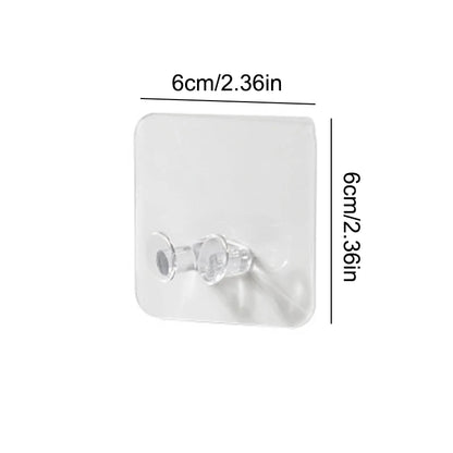 Crochet de prise d'alimentation en PVC transparent, 20/40 Pièces