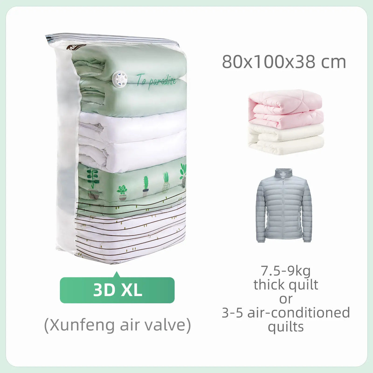 Grand sac de rangement en plastique