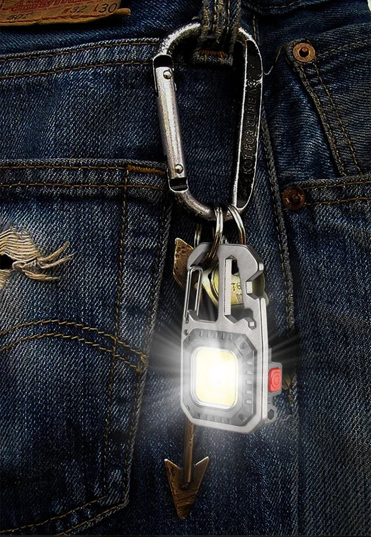 Mini lampe de poche LED porte-clés