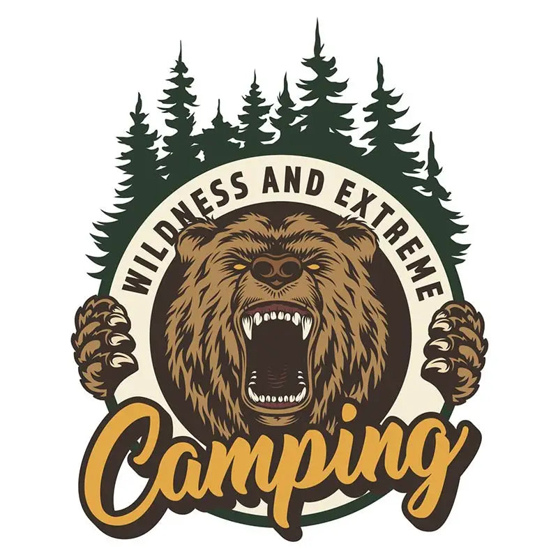 Autocollants aventure - camping