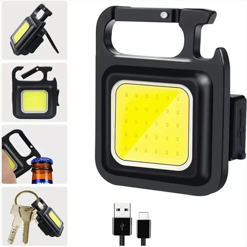 Mini lampe de poche LED porte-clés / 1-10 pièces