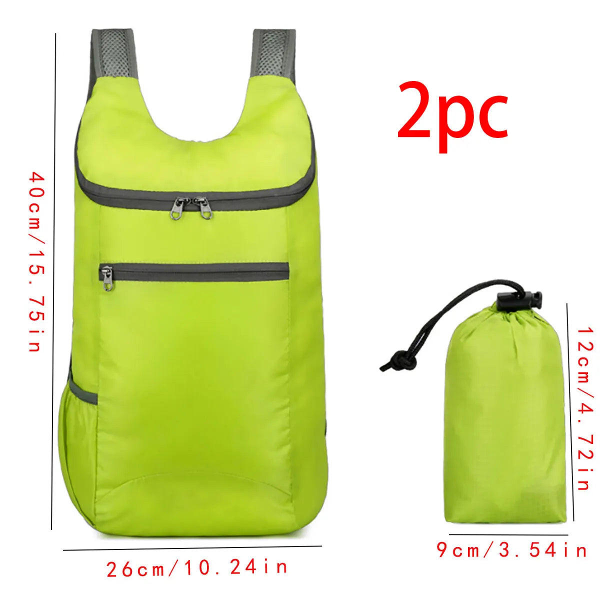 Sac à dos léger pliable