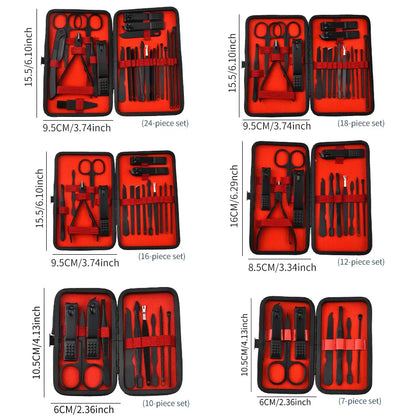 Ensemble pour manucure et pédicure de 4 à 24 pièces